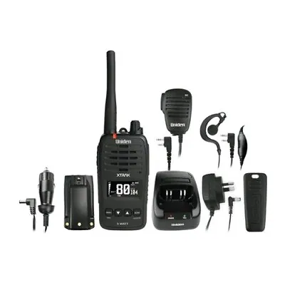 Uniden 5 Watt Waterproof Smart UHF Handheld Radio With Large OLED XTRAK50 • $296.96