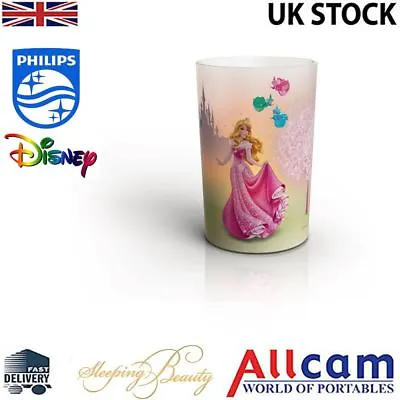 £9.98 • Buy Philips Disney Princess LED Candle Lamp Children's Night Light Sleeping Beauty