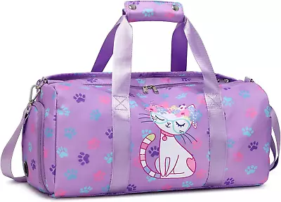 Dance Bag Girls Gymnastics Bag Kids Overnight Duffle Bag With Shoe Compartment  • $40.88