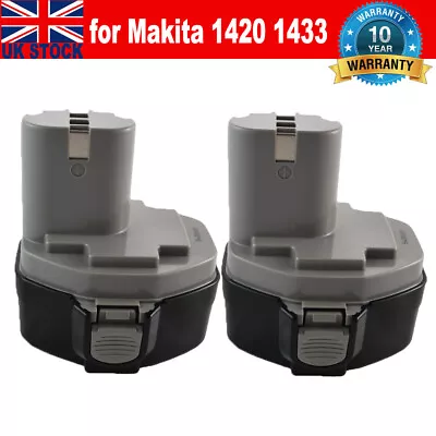 2Pack For MAKITA 14.4 Volt PA14 1435 1420 14.4V 4.8Ah Ni-MH Battery 1434 1433 UK • £25.49