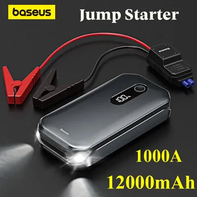 $95.99 • Buy Baseus 12000mAh Car Jump Starter Battery Booster Charger Emergency Power Bank