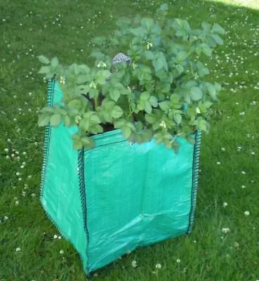 3x 19  POTATO GROW BAG GARDEN PLANTER SACK VEG TOMATO PATIO CONTAINER 90 Litre • £13.65