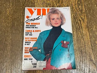 Young Miss Magazine September 1988 Van Halen Run DMC Tracy Chapman Dweezil Zappa • $19.99