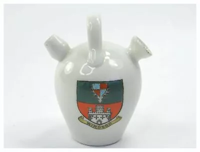 W H Goss Crested China Miniature Model Of Spanish Alcaraza Windsor Crest  • £3.84