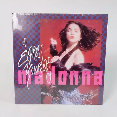 MADONNA EXPRESS YOURSELF 12  LP Vinyl Sire Record NEW SEALED • $44.99