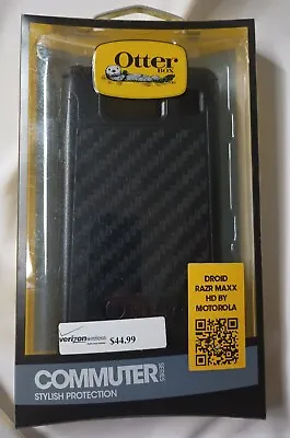 Otterbox Commuter Hard Shell Case Cover For Motorola Droid Razr Maxx HD Black • $17.95
