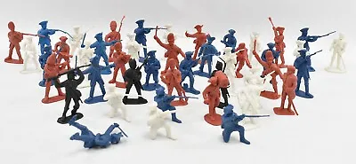 Revolutionary War Soldiers Plastic Army Men Toy Figure Lot • $24.99