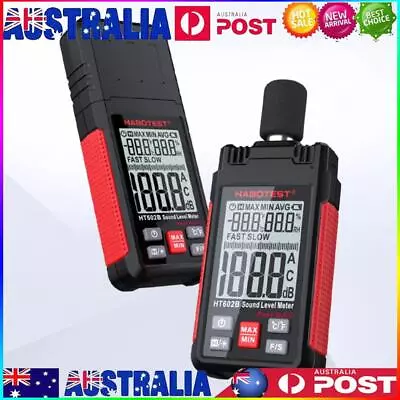 HT602 Mini Sound Meter 30-130dB Digital Portable SPL Meter For Home Classroom • $34.49