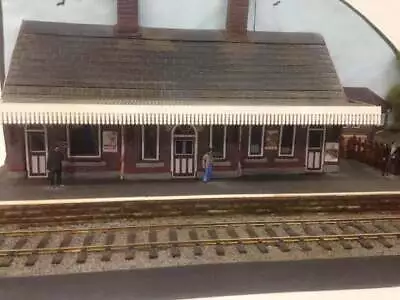 O Gauge Low Relief Model Railway Station Kit Scale Building • £39