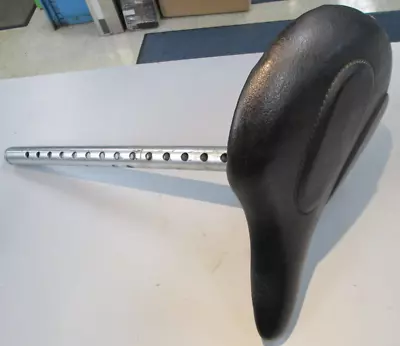 Vtg Schwinn Airdyne Exercise Bike Extra Wide Seat Saddle  + Post • $35