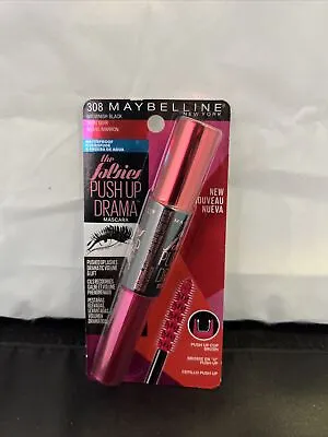 Maybelline New York The Falsies Push Up Drama Waterproof Mascara Brownish Black • $10.99