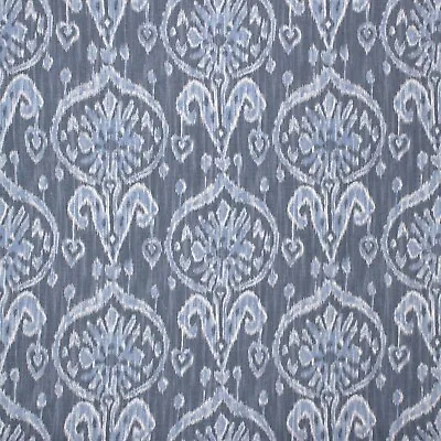 P Kaufmann KAMPALA Ikat BLUE Home Decor Drapery Upholstery Pillow Fabric BTY • $15.99