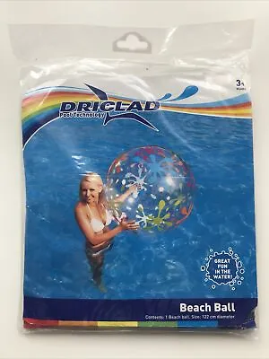 Rare Vintage Brand New 48  Jumbo Fun Beach Ball Inflatable Pool Ball Wasserball • $124.70