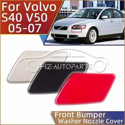 Front Bumper Headlight Washer Cover For VOLVO S40 V50 2005 2006 2007 39991798 • $22.14