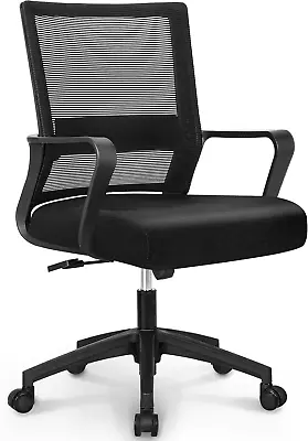 Office Chair Ergonomic Desk Chair Mid Back Mesh With Lumbar Support Comfortable  • $61.99