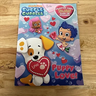 PUPPY LOVE!  Bubble Guppies Valentine Activity Book • $39.95