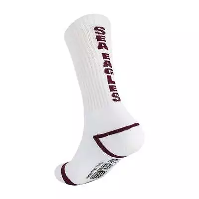 NRL Manly Sea Eagles 2Pk Sport Crew Socks • $23