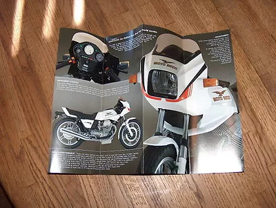 '80's Moto Guzzi Brochure 850 Lemans 3 NOS Tonti Lemans Lll • $12