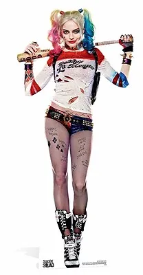 Harley Quinn Margot Robbie Suicide Squad Movie Lifesize Cardboard Cutout Batman • £40.99