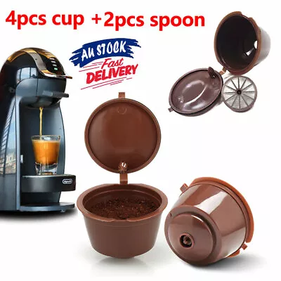 Reusable Gusto Filter Pod Coffee Cup Refillable Nescafe For Dolce Capsule • $11.99