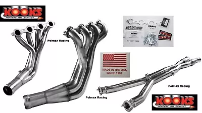 Kooks 1-3/4'' SS Headers /catted X-pipe Kit 2001-04 Corvette C5 Z06 5.7 LS6 V8 • $2256.05