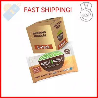 Miracle Noodle Angel Hair Pasta - Plant Based Shirataki Noodles Konjac Noodles • $33.02