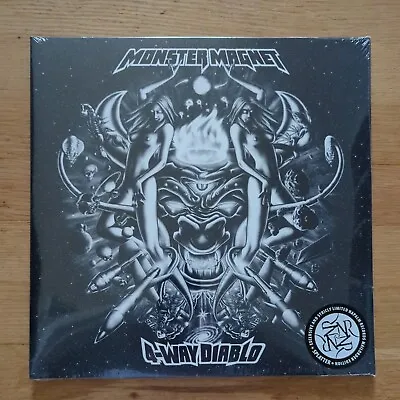Monster Magnet 4-Way Diablo (White With Gold/Black Splatter) Vinyl LP Sealed • $56.07