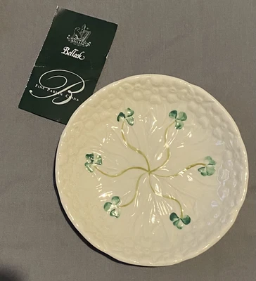 £4 • Buy Belleek Pottery Daisy Accent Dish With Belleek Leaflet