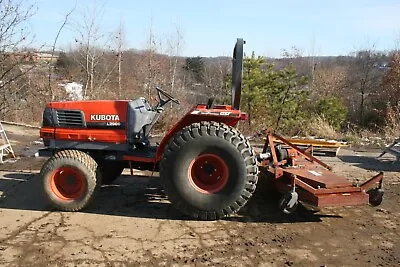 1994 Kubota L2900GST 4x4 Tractor 3cyl 1.5L Glide Shift Tran W/ Finishing Mower • $14499.99