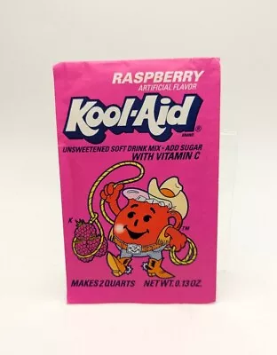 Vintage Kool-Aid Cowboy Man Rope Lasso Raspberry NEW Vintage Sealed • $11.99