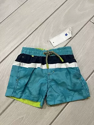 Baby Boy Swim Shorts 12-18 Months (with Added Cotton Boys Shorts Same Size)  • £1.10