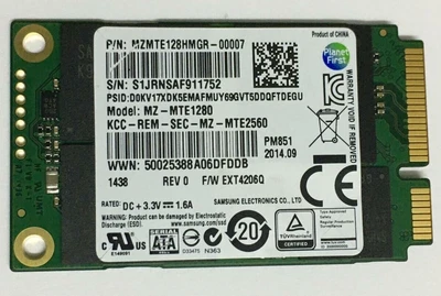 $25 • Buy Samsung 128GB MSATA SSD