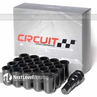 $22.99 • Buy Circuit Performance Black Tuner Steel Lug Nuts 12x1.5 Fits Acura Honda Civic