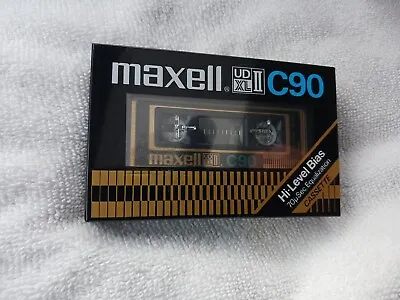 New Blank Maxell UD XLII C90 Hi-Level Bias Cassette Tape Factory Sealed NEW HTF • $24.99