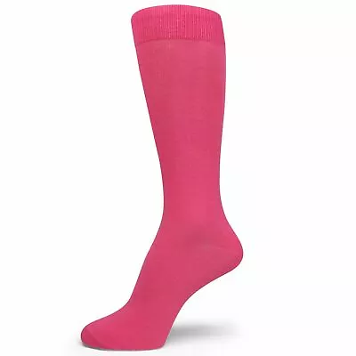 Spotlight Hosiery Elite Quality PINK Mens Striped/Plain Dress Socks-FREE SHIP • $10.99