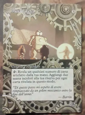 MTG Urza's Destiny Metalworker Altered By Florinda Zanetti (EX) ITALIAN!! • $300