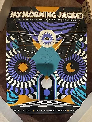 My Morning Jacket Poster 2021 Seattle Paramount Theatre Oct 1-2 • $19.99