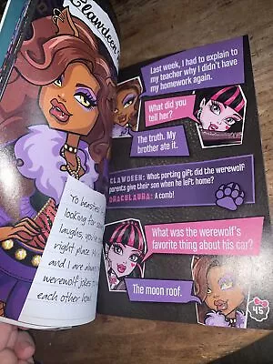 Monster High Howlers: Frightfully Funny Jokes - Paperback USED • $5.99