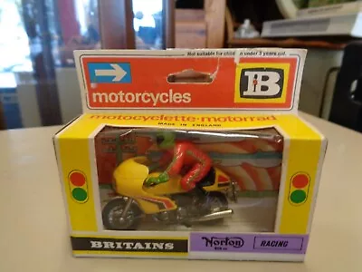 1974 Vintage Britains Norton 850cc Racing Motorcycle #9671 In Original Box! • $69