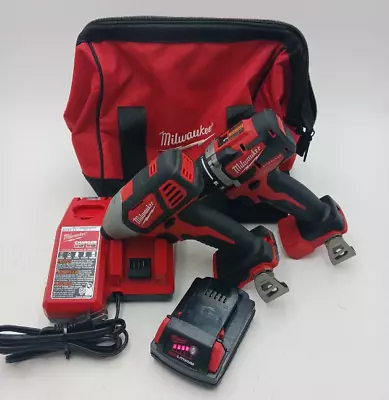 Milwaukee 2801-20 M18 1/2  Drill/Driver & 2656-20 M18 1/4  Impact Driver Bundle • $119.99