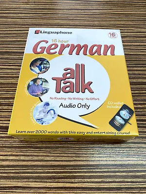 All Talk German 16 Hour Linguaphone  - QUICKEST & EASIEST LANGUAGE COURSE • £50