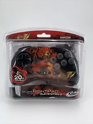 Rare 6-Button Street Fighter IV Akuma 2.4 GHz FightPad Controller For PS3 SEALED • $69.95