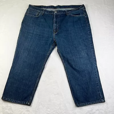 Levi's Jeans 559 Men's 44x32 (Act 43x22) Relaxed Fit Straight Leg Med Wash READ • $17.99