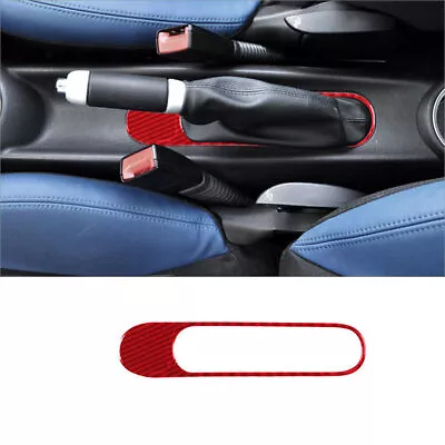 For Mini Cooper 2007-2010 Red Carbon Fiber Interior Handbrake Base Cover Trim 1* • $17.20