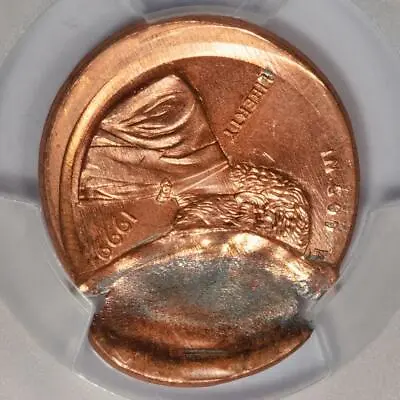 $169.97 • Buy 1999 PCGS MS64RD Mushroom Broadstruck 20% Brockage Lincoln Cent Mint Error
