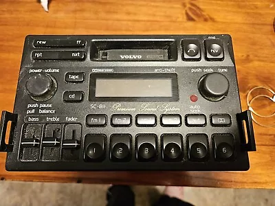 VOLVO 850 AM FM RADIO CASSETTE PLAYER FACTORY OEM HEAD UNIT STEREO 3533317 Mint • $35