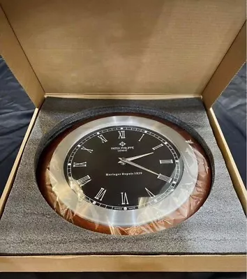 Patek Philippe Geneve Horloger Depuis 1839 Black Wall Clock • $1754.84