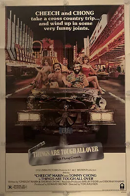 THINGS ARE TOUGH ALL OVER Original One Sheet Movie Poster 1982 - CHEECH & CHONG • £62.65