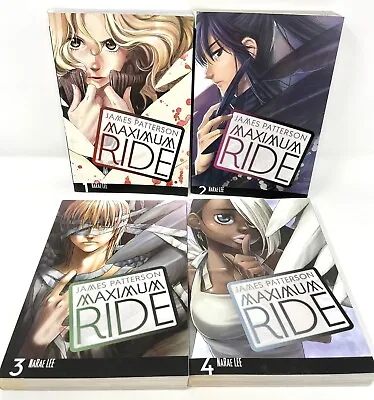 Maximum Ride Volume 1-4 Lot Books Manga English James Patterson 1 2 3 4 • $28.99