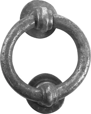 Pewter Ring Door Knocker Traditional Antique Door Furniture - Premium UK Quality • £20.40